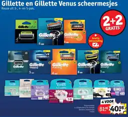 Kruidvat Gillette en Gillette Venus scheermesjes aanbieding