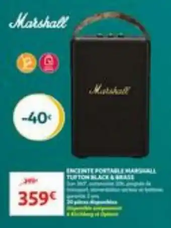 Auchan Enceinte Portable Marshall aanbieding