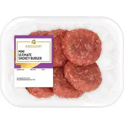 Albert Heijn AH Excellent Mini ultimate smokey burger aanbieding