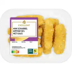 Albert Heijn AH Excellent Mini scharrel kipfrietjes met kaas aanbieding