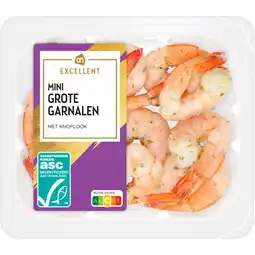 Albert Heijn AH Excellent Mini grote garnalen knoflook aanbieding