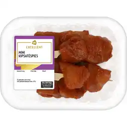Albert Heijn AH Excellent Mini scharrel kipsatespies aanbieding
