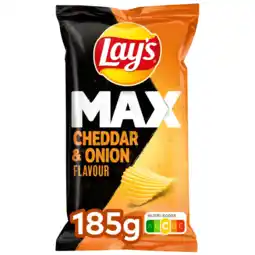Albert Heijn Lay's Max cheddar & onion aanbieding