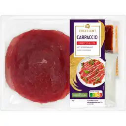 Albert Heijn AH Greenfields Carpaccio crispy chili oil aanbieding