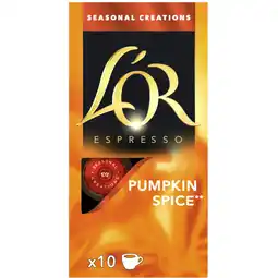 Albert Heijn L'OR Espresso pumpkin spice capsules aanbieding
