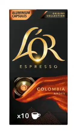 Albert Heijn L'OR Espresso Colombia Andes capsules aanbieding