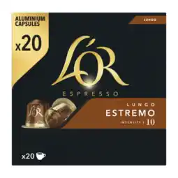 Albert Heijn L'OR Espresso lungo estremo capsules aanbieding