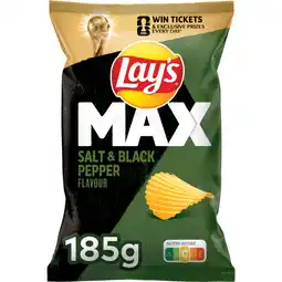 Albert Heijn Lay's Max salt & black pepper bel aanbieding