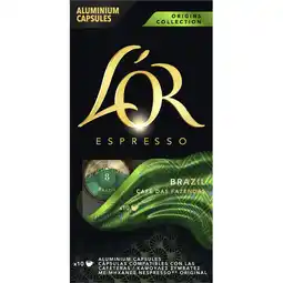 Albert Heijn L'OR Espresso Brazil capsules aanbieding