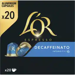Albert Heijn L'OR Espresso decaffeinato capsules aanbieding
