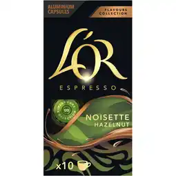 Albert Heijn L'OR Espresso hazelnoot capsules aanbieding