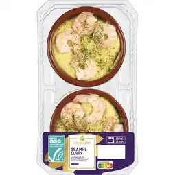 Albert Heijn AH Excellent Scampi curry bel aanbieding