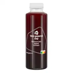Albert Heijn AH Vers geperst sap blauwe bes appel limoen aanbieding