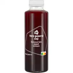 Albert Heijn AH Vers geperst sap blauwe bes appel limoen aanbieding