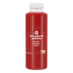 Albert Heijn AH Vers geperste smoothie aardbei banaan aanbieding