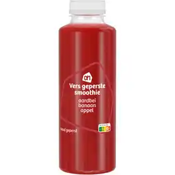 Albert Heijn AH Vers geperste smoothie aardbei banaan aanbieding