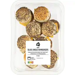 Albert Heijn AH Mini black angus hamburgers aanbieding