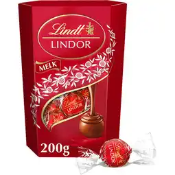 Albert Heijn Lindt Lindor melkchocolade bonbons aanbieding