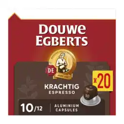 Albert Heijn Douwe Egberts Espresso krachtig capsules aanbieding