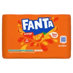 Albert Heijn Fanta Orange 8-pack bel aanbieding