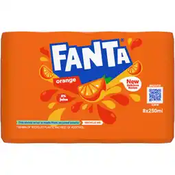 Albert Heijn Fanta Orange 8-pack bel aanbieding