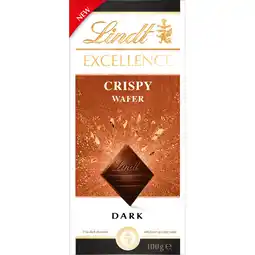 Albert Heijn Lindt Excellence crispy wafer dark aanbieding
