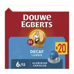 Albert Heijn Douwe Egberts Lungo decaf capsules aanbieding