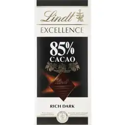 Albert Heijn Lindt Excellence 85% pure chocolade aanbieding