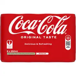 Albert Heijn Coca-Cola Original taste 8-pack bel aanbieding