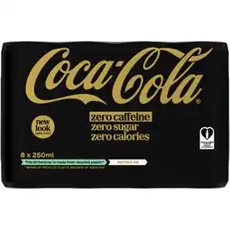 Albert Heijn Coca-Cola Zero no caffeine 8-pack bel aanbieding