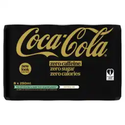 Albert Heijn Coca-Cola Zero no caffeine 8-pack bel aanbieding