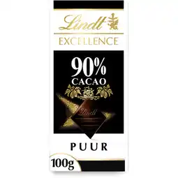 Albert Heijn Lindt Excellence 90% pure chocolade aanbieding