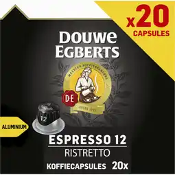 Albert Heijn Douwe Egberts Espresso ristretto capsules aanbieding