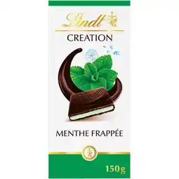 Albert Heijn Lindt Creation frisse munt pure chocolade aanbieding