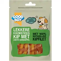 Albert Heijn Good boy Lekkere kauwsticks kip + zoete aardappel aanbieding