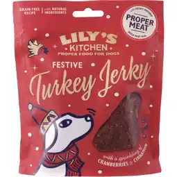 Albert Heijn Lily's Kitchen Feestelijke kalkoen jerky aanbieding