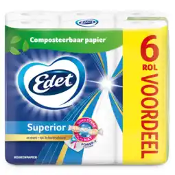 Albert Heijn Edet Superior keukenpapier voordeelpak aanbieding