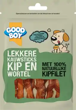 Albert Heijn Good boy Lekkere kauwsticks kip en wortel aanbieding