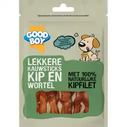 Albert Heijn Good boy Lekkere kauwsticks kip en wortel aanbieding