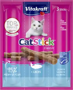 Albert Heijn Vitakraft Catstick mini salmon aanbieding