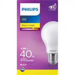 Albert Heijn Philips Led lamp mat 40watt aanbieding