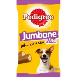Albert Heijn Pedigree Jumbone mini hondensnack kip en lam aanbieding