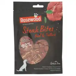 Albert Heijn Rosewood Steak bites beef & pollock aanbieding