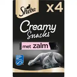 Albert Heijn Sheba Creamy snacks zalm aanbieding