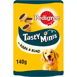 Albert Heijn Pedigree Tasty mini's kaas & rund hondensnacks aanbieding