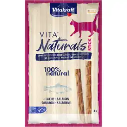 Albert Heijn Vitakraft Vita naturals stick salmon aanbieding