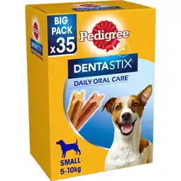 Albert Heijn Pedigree Dentastix kleine hond 5+10 kg 35-pack aanbieding