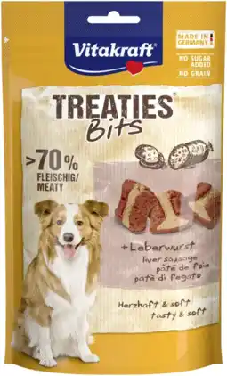 Albert Heijn Vitakraft Treaties bits leverworst aanbieding