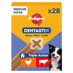 Albert Heijn Pedigree Dentastix gebit kauwsnack medium hond aanbieding