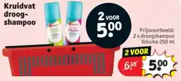 Kruidvat Kruidvat Droogshampoo aanbieding